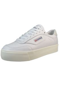 Superga Damen Low Sneaker 3854 Court Platfrom S4123TW Weiß