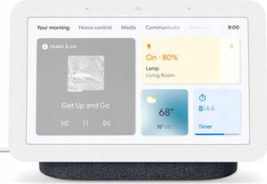 Smart Speaker Google Nest Hub 2 Schwarz Gesten- Und Sprachsteuerung