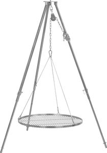 BBQ-Toro Dreibein Grill mit Ø 70 cm Grillrost, 112 - 178 cm, Dreibein für Schwenkgrill, Grillgestell