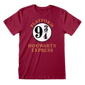 Harry Potter T-Shirt XL Hogwarts Express Rot