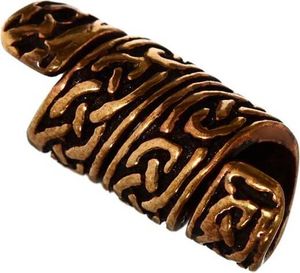 Haarschmuck Bartperle Rigani Keltischer Knoten Bronze Lockenperle 6408
