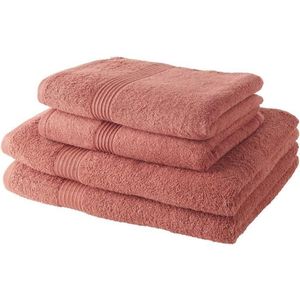 Set prosoape Today, bumbac 100%, terracotta, 2x(50x100cm), 2x(70x130cm)