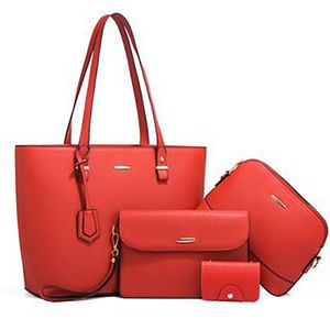 Umhängetasche Damen Handtasche, Einkaufsumhängetasche 4er-set Freizeittasche