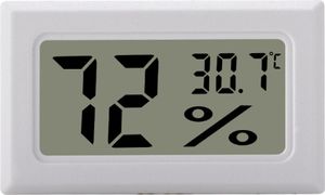 INF Mini LCD vlhkomer / teplomer biely 1-balenie