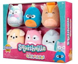 Squishmallows Squishville Mini Plyšové čestné družstvo 6 balení