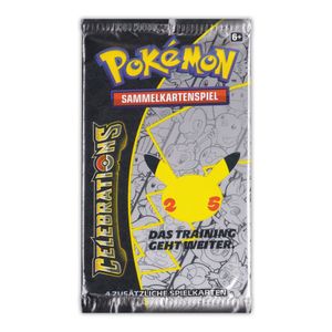 Pokémon Celebrations 25. Jubiläum Booster-Packung mit 4 Karten - deutsch