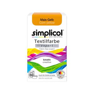 Simplicol Textilfarbe expert Mais-Gelb 150g - Farbe zum Färben (1er Pack)