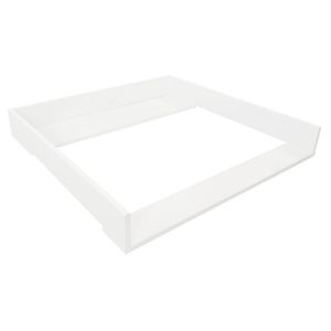 Puckdaddy Wickelaufsatz Espen 80x78x10 cm aus Holz in Weiß passend für IKEA Malm Kommoden