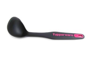 TUPPERWARE Griffbereit Kleiner Schöpflöffel pink-schwarz TOP-Saucenlöffel CL 603 + SPÜLTUCH