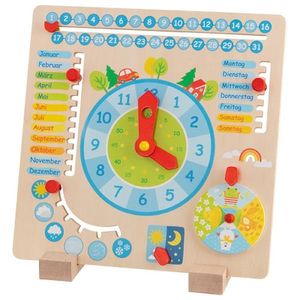 Jahreszeiten Uhr Holzlernspielzeug Lern Uhr