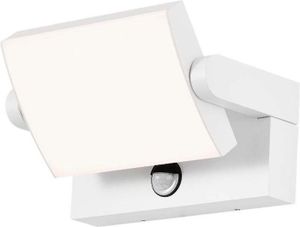 LED Solution Bílé fasádní LED svítidlo náklopné s pohybovým čidlem 17W IP65 Barva světla: Denní bílá 2939