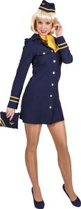 Kostüm Stewardess, Kleid Pilotin, Gr. 36