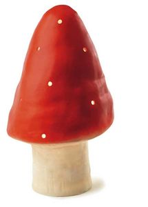 Egmont Toys Lampe Fliegenpilz, Nachtleuchte, Schlaflicht, ca. 28 cm, klein, in rot