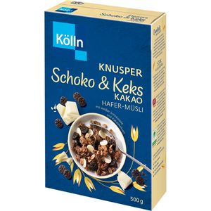 Müsli Knusper Schoko & Keks Kakao 500 g von Kölln