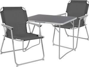 3er Campingmöbel Set Outdoor Camping Stuhl Aluminium Tisch klappbar