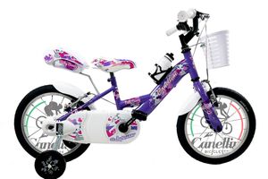 Kinderfahrrad Venere 14 Baby Bunny Canellini - 14" (Lila)