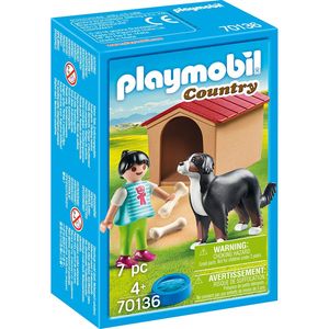 PLAYMOBIL Hofhund mit Hütte, 70136