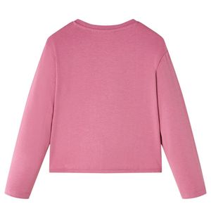 vidaXL Kinder-Langarmshirt Himbeerrosa 116