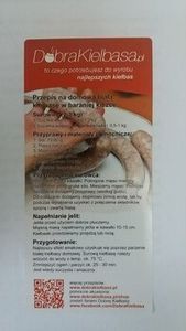 Naturalne jelita jagnięce 15M, Dobra kiełbasa