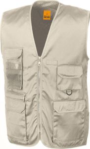 WORK-GUARD by Result - "Safari" Weste für Herren PC6714 (M) (Camel)