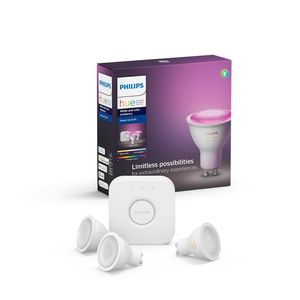 Philips Hue White & Color Ambiance GU10 3er Starter Set 3x350lm Bluetooth
