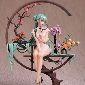 25cm Cheongsam Hatsune Miku Ver. Anime Sammlung Figuren PVC Modell Spielzeug Desktop-Dekoration Geschenke
