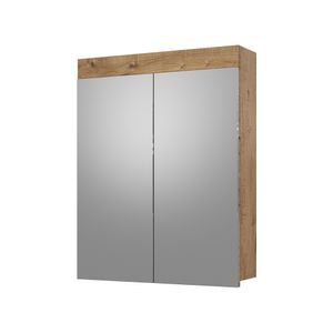 Vicco Bad Spiegelschrank Luna, 60 x 77 cm, Eiche