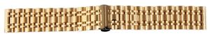 Gliederband Edelstahl Armband in gold, , , 22 mm