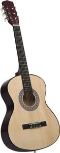 The Living Store Klasická gitara pre začiatočníkov 4/4 39" z lipového dreva
