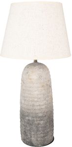 Clayre & Eef Tischlampe Ø 35x70 cm Grau Terrakotta