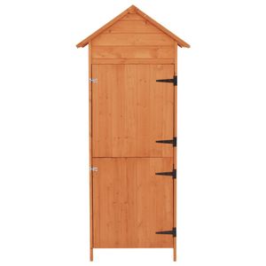 vidaXL Gartenschrank Braun 42,5x64x190 cm