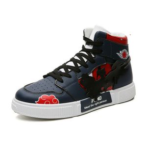 Herren Naruto Luffy Zoro High-Top Sneakers Lakes Slam Dunk Basketball Schuhe Uchiha Itachi Gr.38