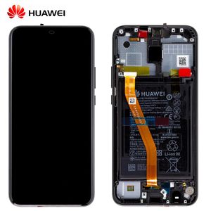 Originálny Huawei Mate 20 Lite LCD displej+dotykový rám s batériou Black 02352DKK / 02352GTW