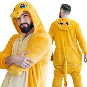 Piżama Onesie Kigurumi kostium dla dorosłych Pokémon, Charmander