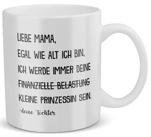 22Feels Mama Geschenk von Töchtern Muttertag Geburtstag Mutter Tasse Weihnachten Frauen Kaffeetasse Haferl