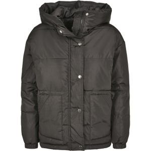 Urban Classics Dámska zimná bunda s kapucňou TB3067 Schwarz Black L