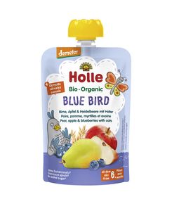 Holle Blue Bird Birne Apfel & Heidelbeere mit Hafer -- 100g