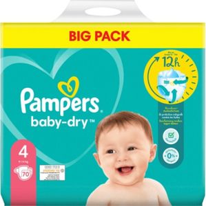 Pampers Baby Dry Big Pack Größe 4 Maxi 9-14kg, 70er