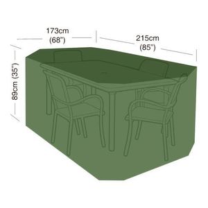 Krycí plachta na obdélníkový stůl 215x173x89cm (polyethylen)