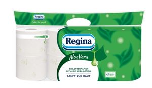 Regina Aloe Vera Toilettenpapier 3-lagig (8 x 150 Blatt)
