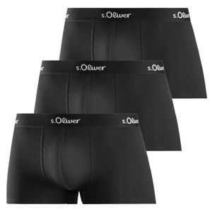 s.Oliver 3er Pack Basic Retro Short / Pant Hipster aus elastischem Jersey, Hoher Tragekomfort, Bund mit Logo-Schriftzug