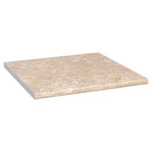 vidaXL Küchenarbeitsplatte Beige mit Marmor-Struktur 60x60x2,8 cm