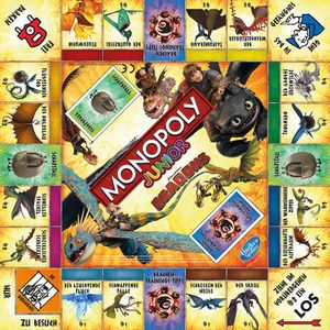 Monopoly Junior Dragons mit 4 exklusiven 3D-Spielfiguren