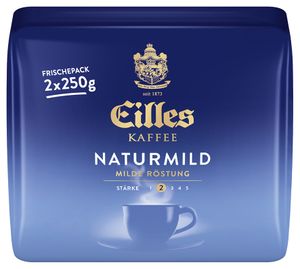 Kaffee NATURMILD von Eilles, 2x250g gemahlen
