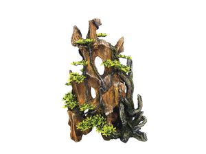 Nobby Aqua Ornaments "Holz" mit Pflanzen, 25,5 x 14,0 x 34,5 cm