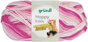 100 Gramm Happy Kiddy Wolle Antipilling 04 Pink Mix
