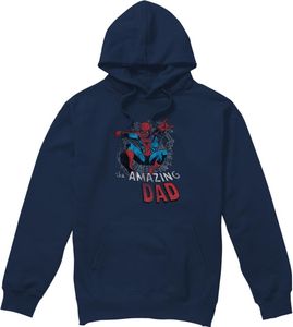 Spider-Man - "Spider Dad" Kapuzenpullover für Herren - Vatertag TV4578 (M) (Marineblau)