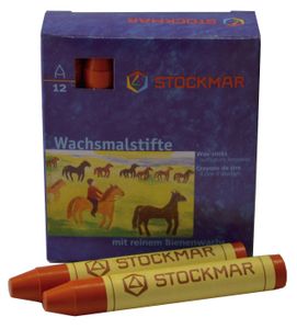 Stockmar 330-03 Wachsmalstifte - orange - 12 Stifte