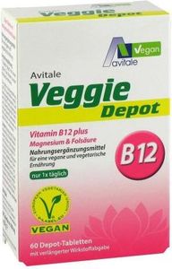 Veggie Depot Vitamin B12+Hořčík+Kyselina listová Tabl. 60 ks