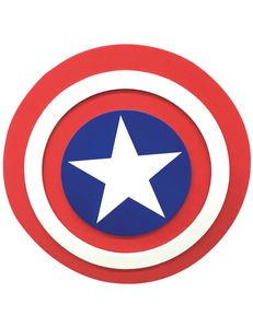 Captain America Schild für Kinder weiss-rot-blau 30 cm